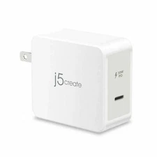 NEW j5create Type C PD Charger Power Delivery & Quick Charge JUP1230 AC Adapter