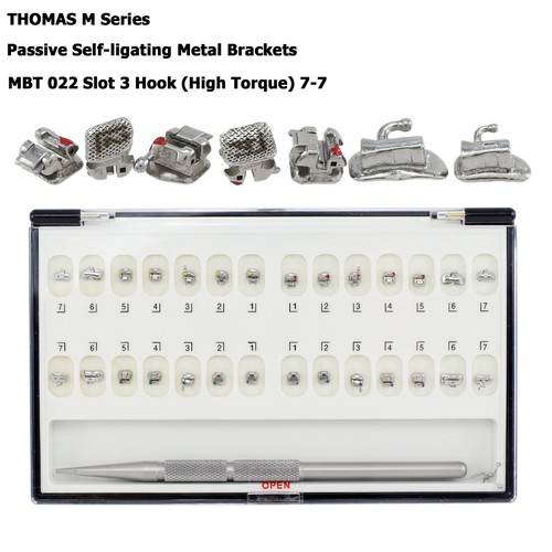 Ortodoncia Dental Damon Q Soporte Autoligante MBT 022 Tubo Bucal Metal Ormco - Imagen 44 de 66