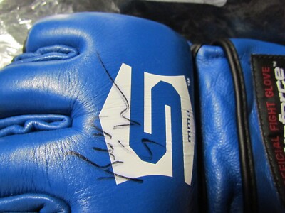 Ken Shamrock Signed Strike force Glove MMA | eBay