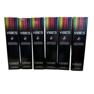 LANZA Healing VIBES High-Impact Professional Cream Hair Color~ YOU PICK ~3 oz.