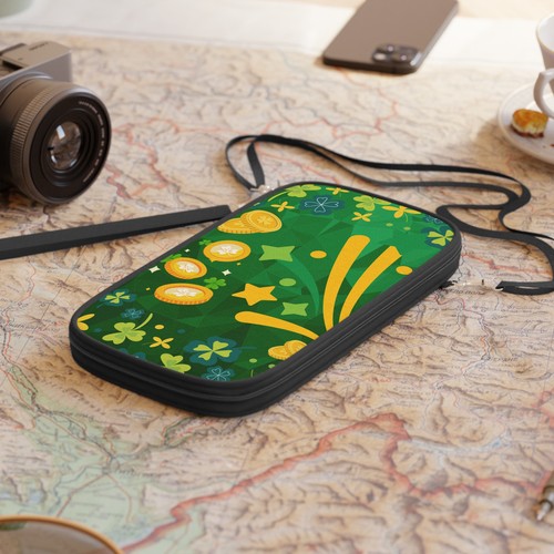 Vibrant St. Patrick’s Day Passport Wallet - Travel with Style & Luck - Picture 5 of 5