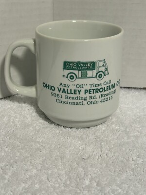 Ohio Valley Petroleum Company Quaker State Öl Kaffeetasse Becher TTT