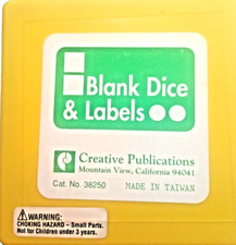 Customizable Blank Dice/36 Count - New