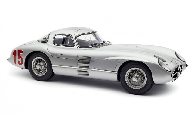M-244 CMC 1:18 Mercedes-Benz 300 SLR Kope, GP Sweden 1955, Rudolf