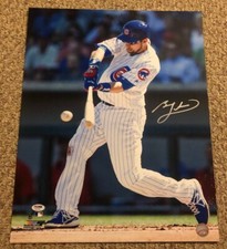 BEN ZOBRIST Autographed Signed 16x20 Cubs Photo File Photo PSA/DNA Holo/COA
