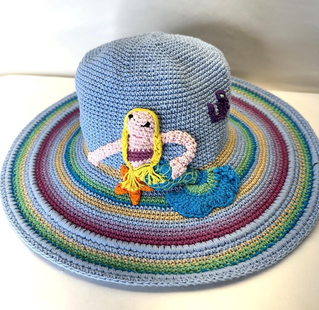 San Diego Hat Co Womens Multi Stripe Floppy Sun Hat Purple Floral Wide Brim O/S Day Off - Multi Striped Round Crown Floppy – San Diego Hat  main image 4