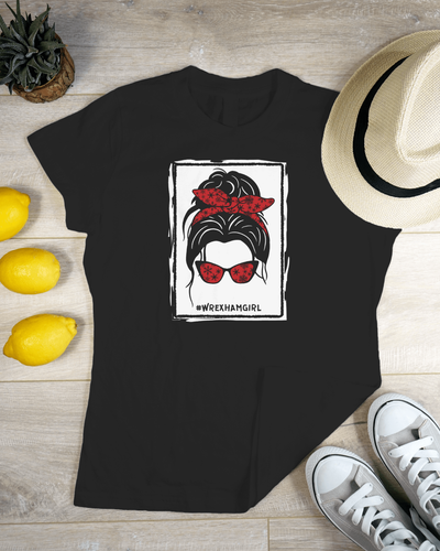 WREXHAM Girl T Shirt | Racecourse Red Dragons Robins Wrecsam | Ladies Women - Picture 4 of 11