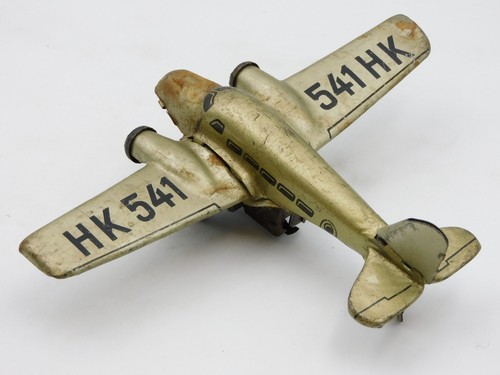 Huki HK541 Hammerer & Kühlwein Aereo Latta Tin Aeroplane Blechflugzeug Junkers - Picture 2 of 5