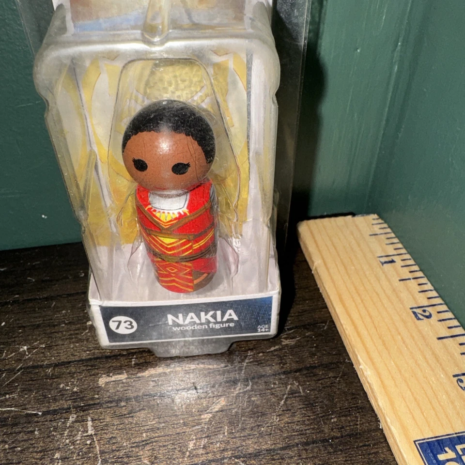 Bif Bang Pow! Figura Pin Mate Madera Marvel Pantera Negra Nakia #73 Foto 2 de 4