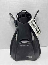 US Divers Trek Adult Travel Series Fin Dual Composite Vented Blade Size M 7-10
