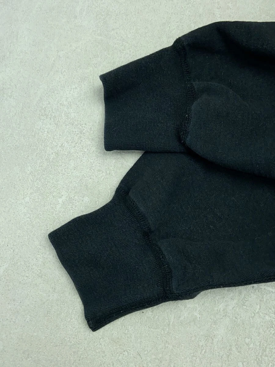 Felpa con cappuccio Supreme logo arabo M cotone nero sbiadito usata