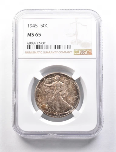 1945 Walking Liberty Half Dollar MS65 NGC *7714