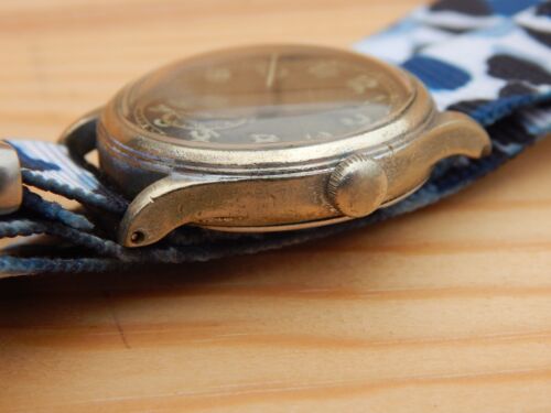 Vintage MOERIS BRUCHICHER DH WWII Germany Military Armbanduhr cal. 10 1/2 - Bild 5 von 20