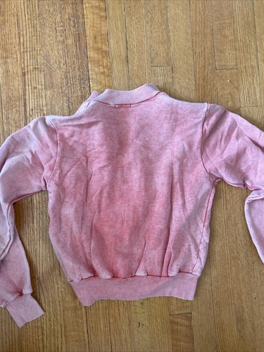 Girl’s Full Zip Cardigan Jacket Tie Dye Orange New Size 6-8 Kids - Picture 5 of 5