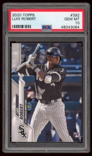 2020 Topps Series 2 - LUIS ROBERT #392 - PSA 10 - Rookie Card (RC) Base