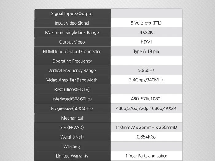HDMI 1.4 selector HDMI Matrix 4x2with Full 3D and 4Kx2K(340MHz) - Image 4 of 4