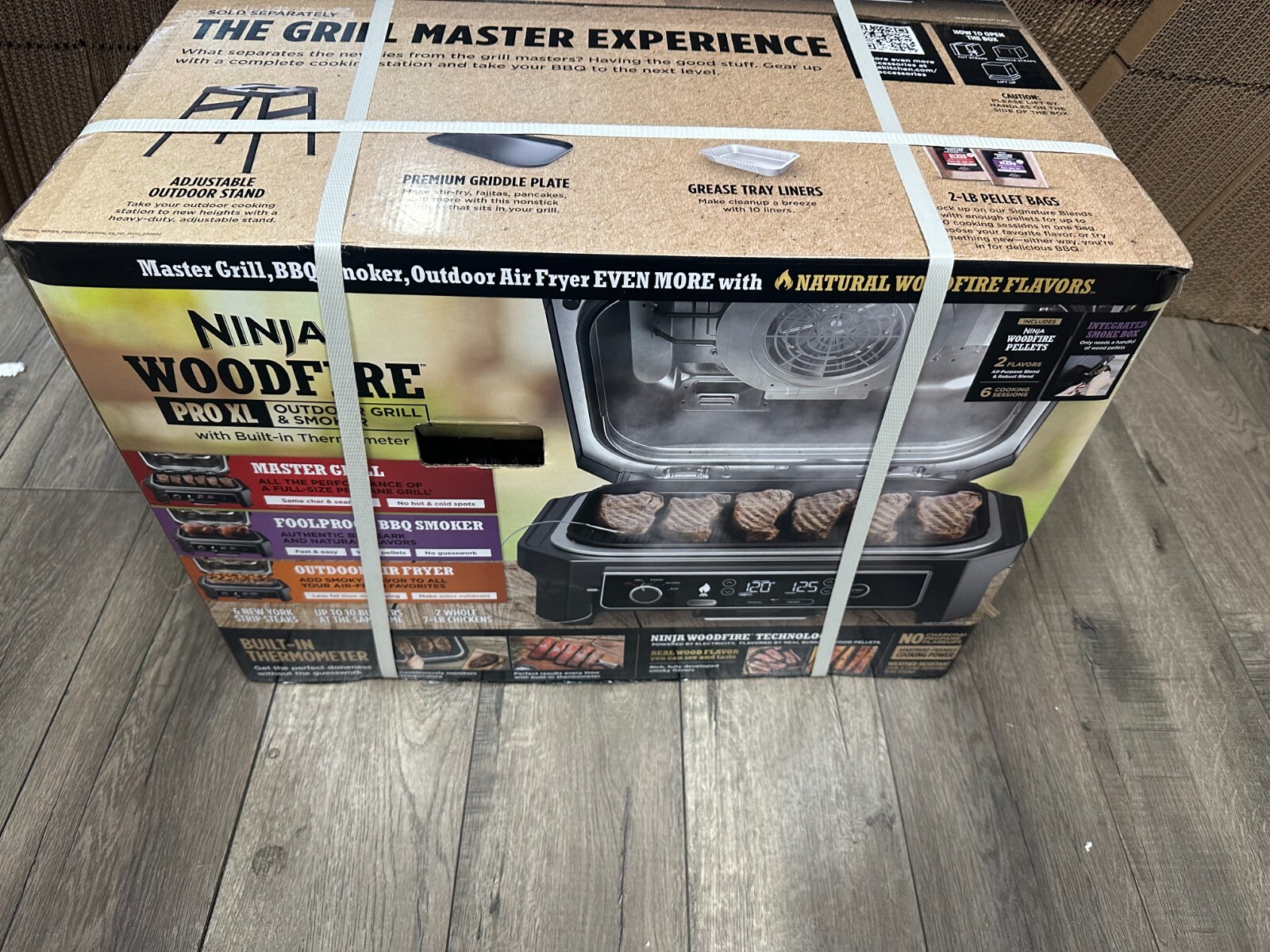 Ninja OG851 Woodfire Pro XL Outdoor Grill & Smoker with BuiltIn