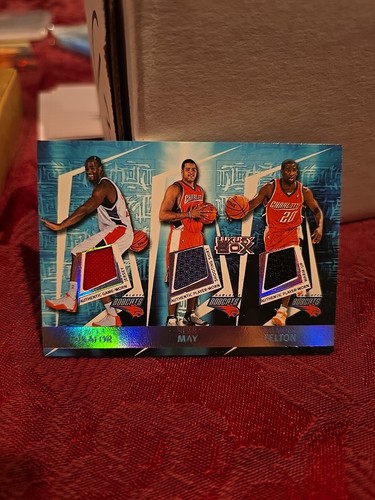 2005-06 Luxury Box Triple Double 5 Relics Okafor May Felton Robinson Kapono /193 - Picture 9 of 11