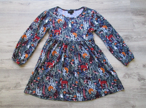 ❤ Vestido PICAPINO niñas animales del bosque 5 5T manga larga - Imagen 1 de 24