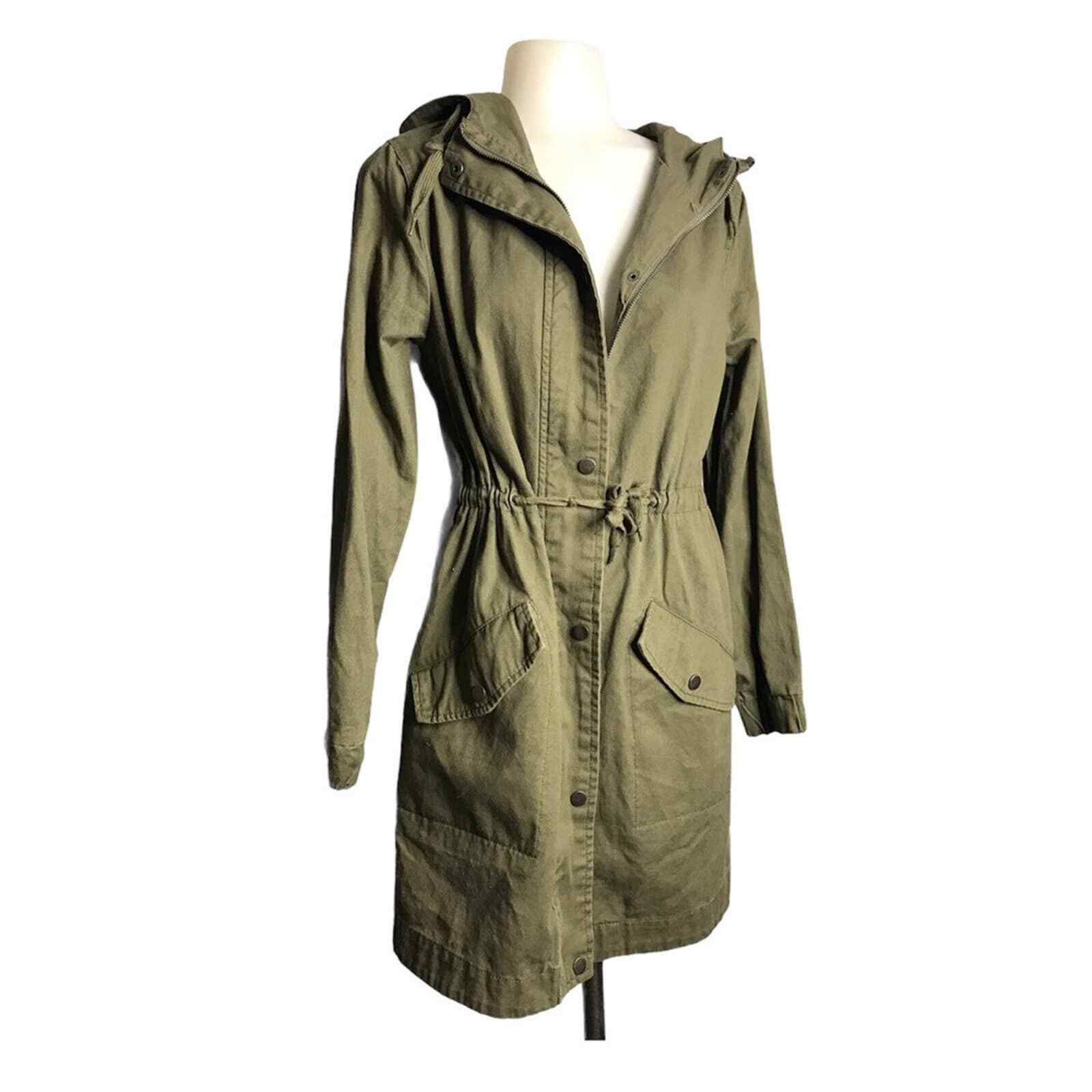 Me Jane | Green Drawstring Waist Utility Jacket - image 3