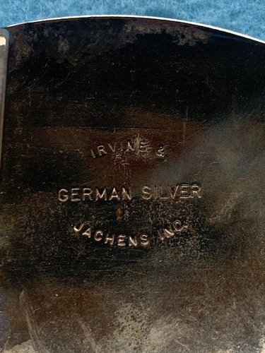 Old Capitol Saddle Club Belt Buckle, Corydon, Indiana, Irvine &Jachens G.Silver - Picture 3 of 8