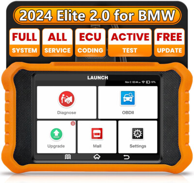 2024 LAUNCH Creader Für BMW KFZ Diagnosegerät Fahrzeug Ausleseger OBD2 Scanner 