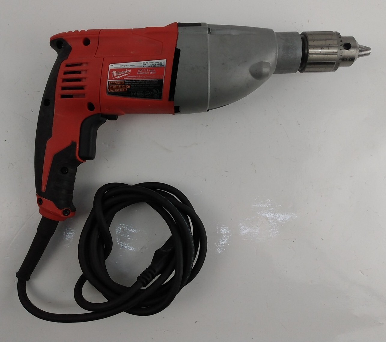 Milwaukee BROKEN 537820 1/2" Heavy Duty Hammer Drill BROKEN eBay