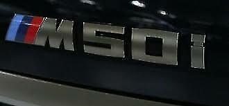 BMW Genuine G06 X6 Cerium Gray Trunk Emblem 