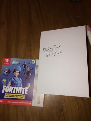 Fortnite Wildcat paquete & 2000 V-eBay Bucks-Nintendo Switch-Nuevo