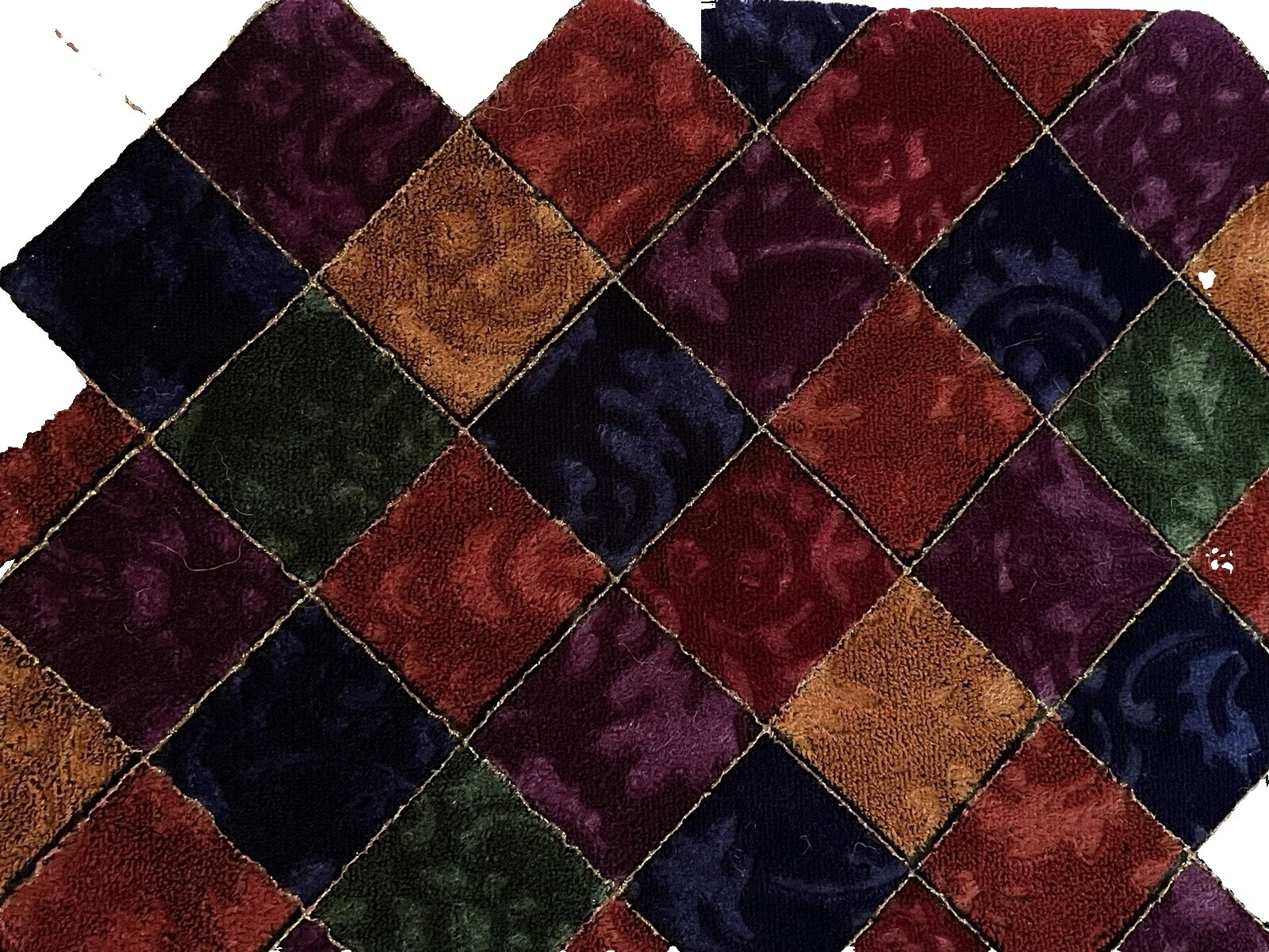 Velour Geometric Apparel-Dress Clothing Craft Fabrics