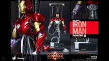 Iron Man Hot Toys 1/6 Action Figure Iron Man Mark III Construction Version DS003