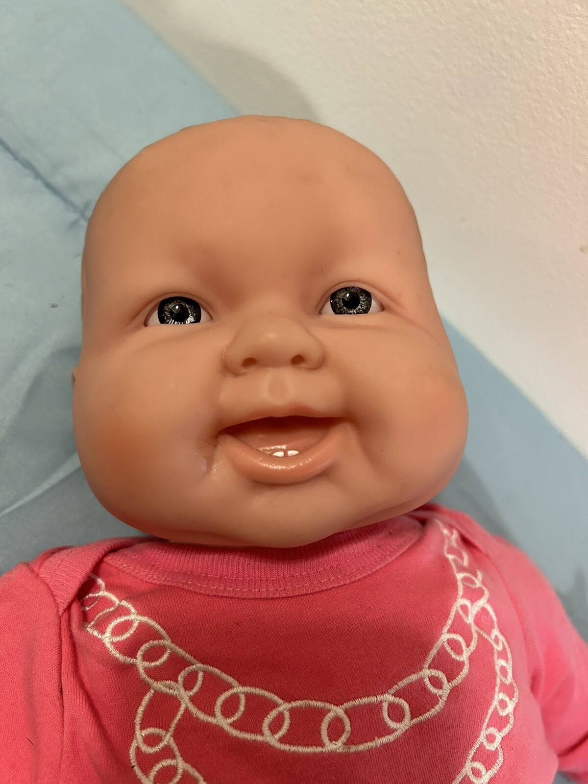 Berenguer JC Toys Adorable Baby Doll Realistic Lifelike Blue Eyes Brown Hair 14"