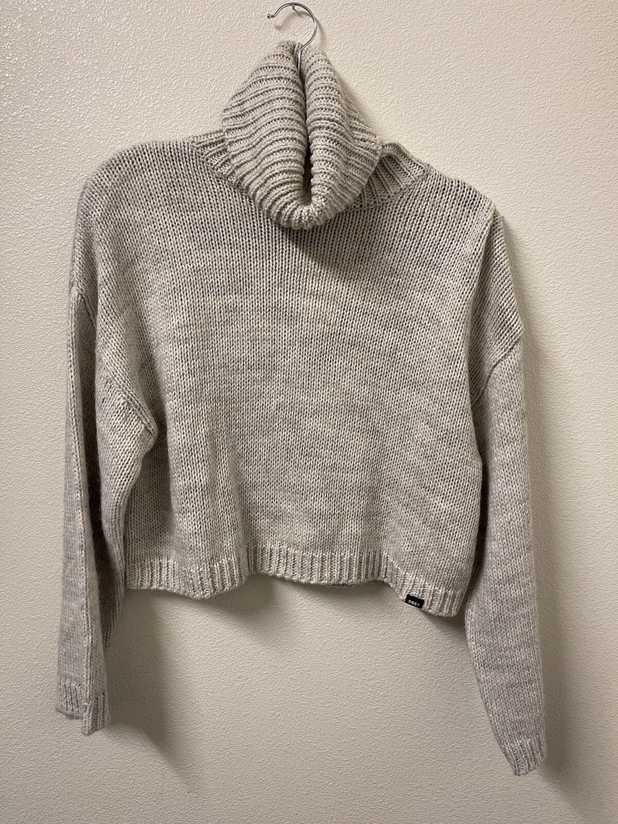 Obey Worldwide Women s Size Medium Skelter Turtleneck Sweater