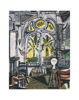 The Studio 1955, Pablo Picasso, Wall Decor Home Art Print
