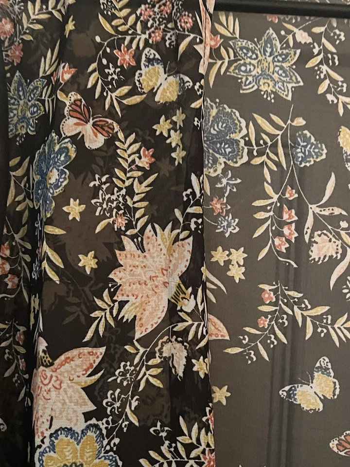 Maxi plumero Zanzea frente abierto semi transparente mariposa jardín manga larga XXXL Foto 3 de 4