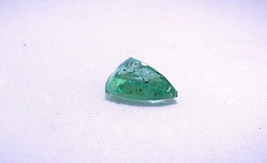 Esmeralda colombiana natural brillante de 0,65 quilates gema de trillón de piedras preciosas EBS4537 Foto 3 de 4