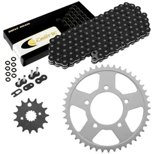 Black O-Ring Drive Chain & Sprockets Kit for Suzuki GSX750F Katana 750 1998-06