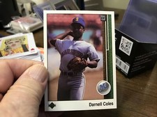 1989 Upper Deck Baseball Darnell Coles Seattle Mariners #339