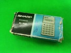 Calculatrice Vintage SHARP Elsimate EL-208 + Boite Notice 1979 Made in Japan
