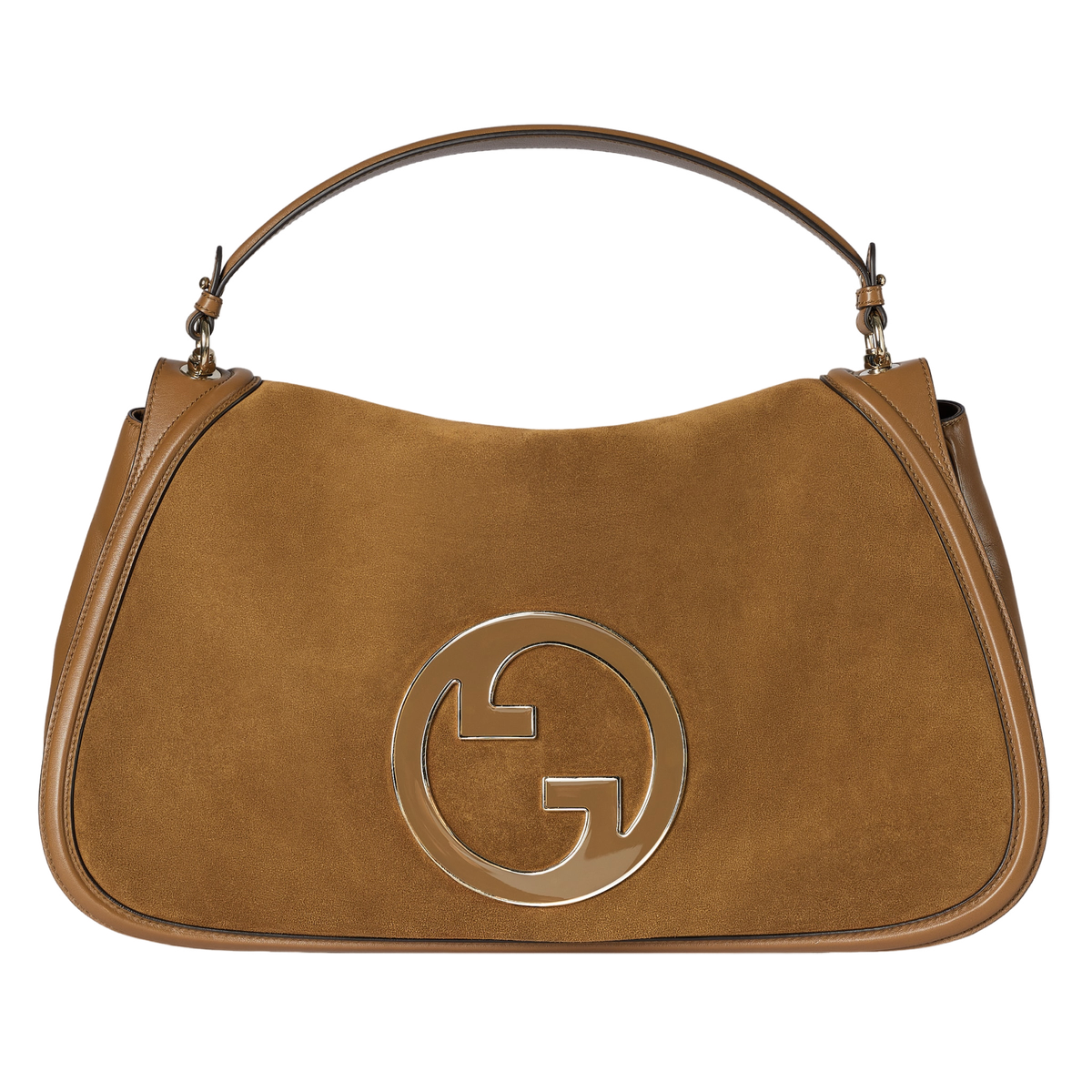 新作【GUCCI】〔ブロンディ〕マキシ トップハンドルバッグ GUCCI Blondie Maxi $7290 Brown Suede Top Handle Bag New
