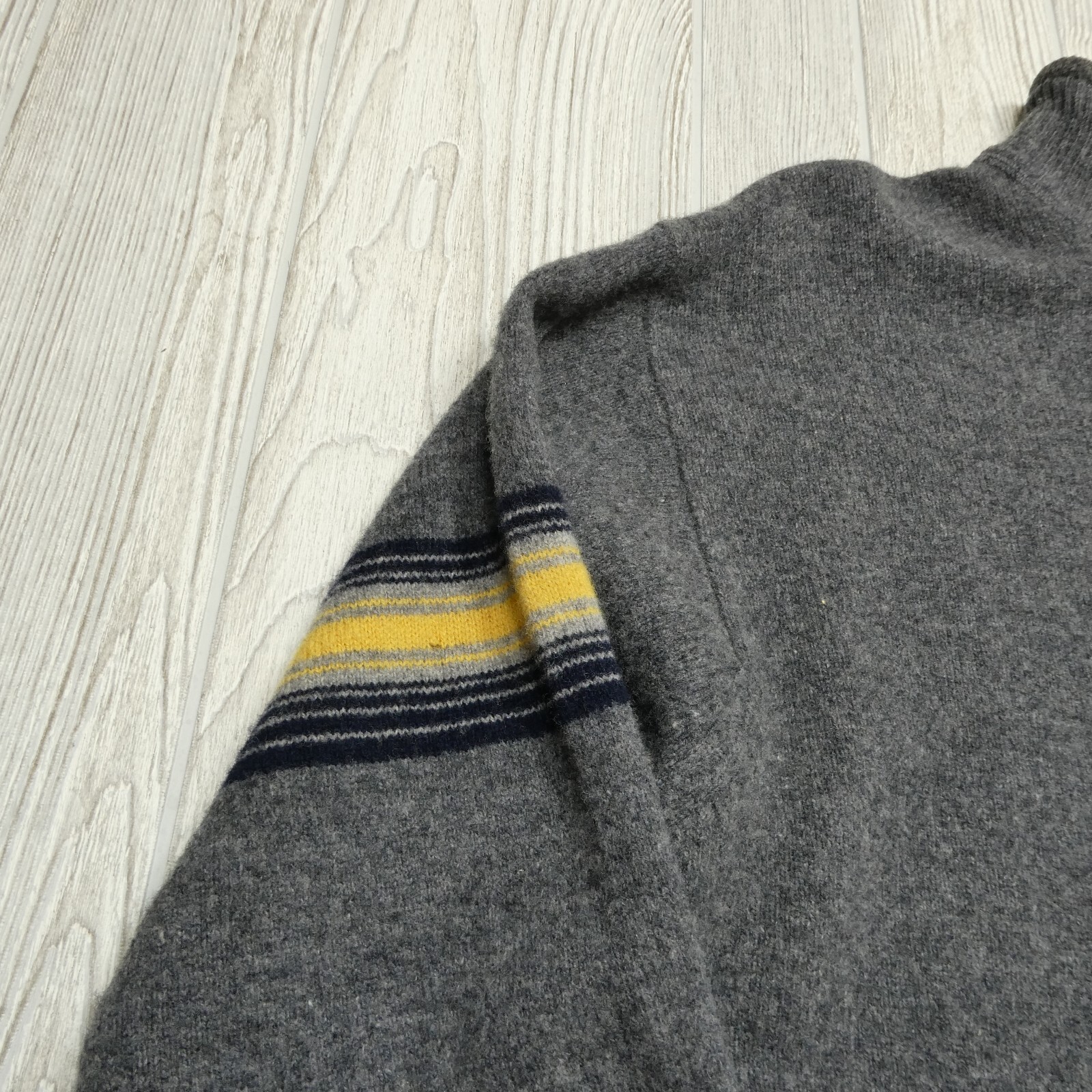 American Eagle AE77 Performance Wool Sweater Gray… - image 2