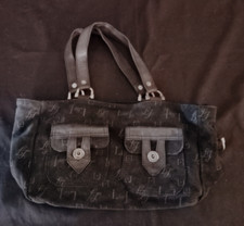 BORSA PELLE " LIU JO ACCESSORIES " NERO MANICI CORTI (s52)