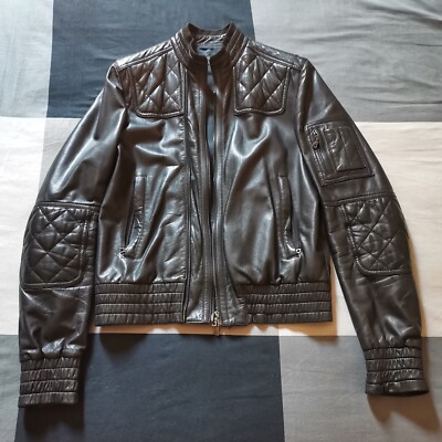 Neil Barrett Lederjacke - 46/48