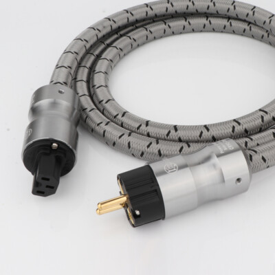 Krell US EU HiFi Speaker Audio Power Cable Audiophile Schuko CD DAC Power Cord