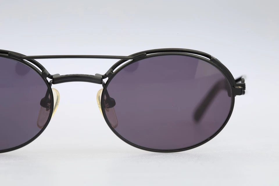 Steampunk, Jean Paul Gaultier 56-7107, Vintage 90s oval side shields sunglasses - Image 4 of 4