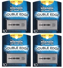 40 Wilkinson Sword Double Edge Blades fits Schick Gillette Safety Razor Germany