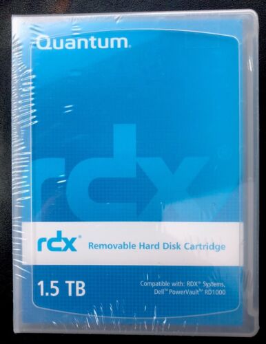 Quantum MR150-A010 - 1.5TB RDX / RD1000 Hard Drive Cartridge -NEW/FACTORY SEALED