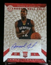 2013-14 Totally Certified Rookie Auto #39 Jamaal Franklin Memphis Grizzlies /99