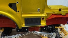 Tamiya Bullhead Diamond Plate Sidesteps Body Upgrade Black