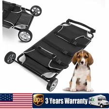 50"*26" Animal Stretcher with 2 Wheels Pet Dog Veterinary Expandable 250lbs Max